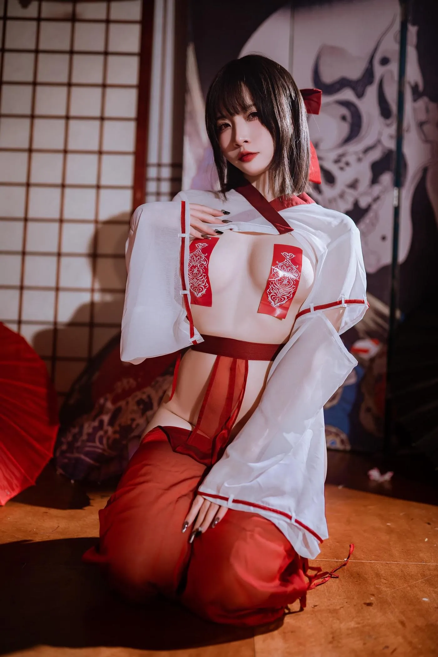 二佐Nisa – NO.141 私房巫女 [37P]插图9